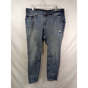 Silver Jeans Co. Women's Elyse Mid-Rise Skinny Jeans Size 33/29